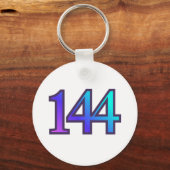 144 Engelnummer Bevestiging Sleutelhanger (Voorkant)