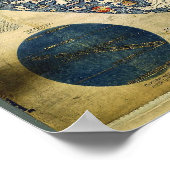 1450 Wereldkaart van Venetian Monk Fra Mauro Poster (Hoek)