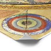 1460 Fra Mauro Inverted Wereldkaart Poster (Hoek)