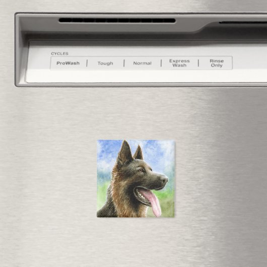 146 German Shepherd Magneet (Insitu (Vaatwasser))
