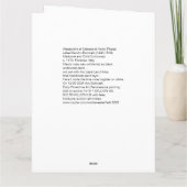 1470 Botticelli Madonna and Child Enthroned Kaart (Achterkant)