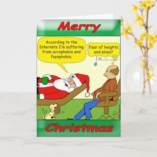 1478 Kerstkaart met angsten van Sinterklaas Kaart (Gele Bloem)