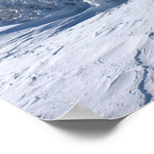 147:16 Hij verspreidt de sneeuw.. Poster (Hoek)