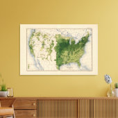 147 Neat beef/vierkante mijl Canvas Afdruk (Insitu (Woonkamer))