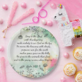 147 psalm papieren bordje (Feest)