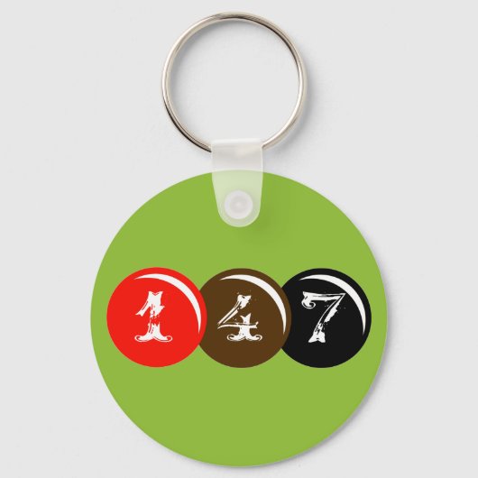 147 Snooker Balls Sleutelhanger (Voorkant)