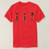 147 Snooker T T-shirt (Design voorkant)