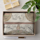 1480 Woodcut Wereldkaart Weefpapier Tissuepapier (Geschenk)