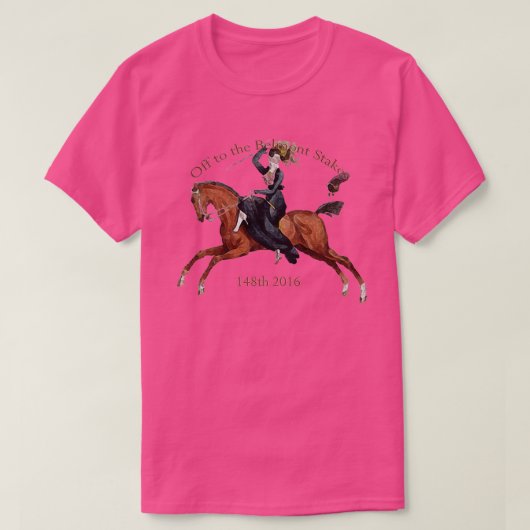 148e Belmont Stakes 2016 Horse Racing 1 T-shirt (Design voorkant)