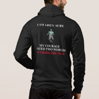 1492% Hoddie met rits Hoodie