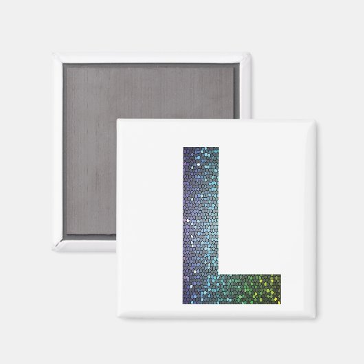 1494Letter L Magneet (Voorkant / Achterkant)