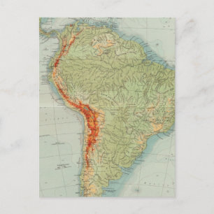 14950 South America Physical Briefkaart