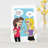 #149 de gelukkige Humor van de Verjaardag Kaart (Gele Bloem)