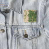 149 Paarden, muildieren, ezels/vierkante mijlen Vierkante Button 5,1 Cm (In situ)