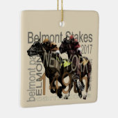 149e Belmont Stakes Thoroughbred Horse Racing Keramisch Ornament (Rechts)