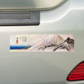 14. 原, 広 Hara-juku, Hiroshige, Ukiyo-e Bumpersticker (Op auto)