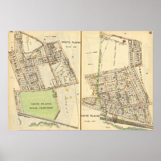 14-15 White Plains Poster (Voorkant)