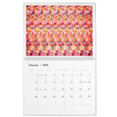 14,25-inch brede internationale Magic Eye-kalender Kalender (Feb 2026)
