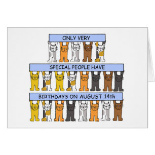 14 augustus Cartoon Katten