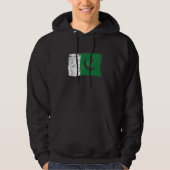 14 augustus Onafhankelijkheidsdag Pakistan Vlag Az Hoodie (Voorkant)