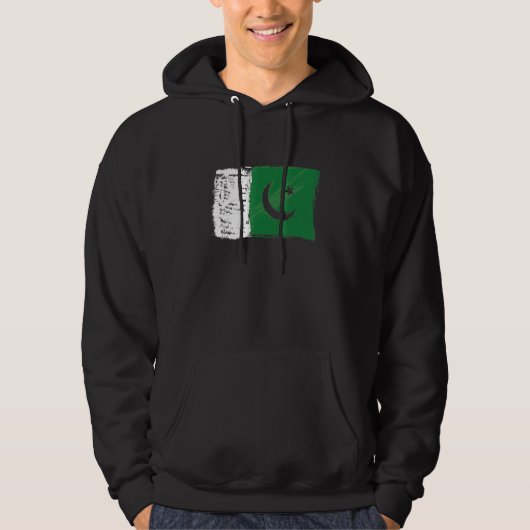 14 augustus Onafhankelijkheidsdag Pakistan Vlag Az Hoodie (Voorkant)