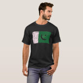 14 augustus Onafhankelijkheidsdag Pakistan Vlag Az T-shirt (Voorkant volledig)