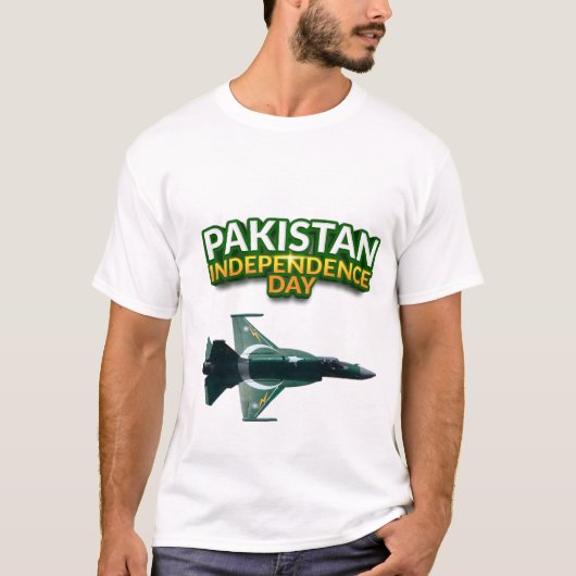 14 augustus Shirten op de Pakistaanse Onafhankelij T-shirt (Voorkant)