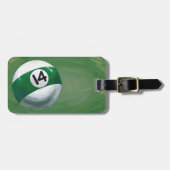 14 Ball Bagagelabel (Voorkant horizontaal)