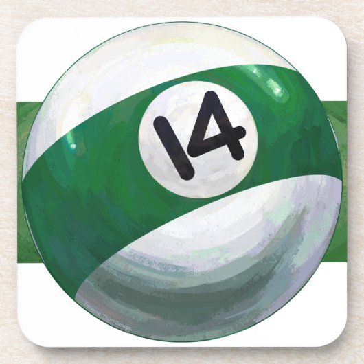 14 Ball Bier Onderzetter (Voorkant)