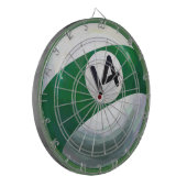 14 Ball Dartbord (Voorkant Links)