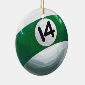 14 Ball Keramisch Ornament (Rechts)
