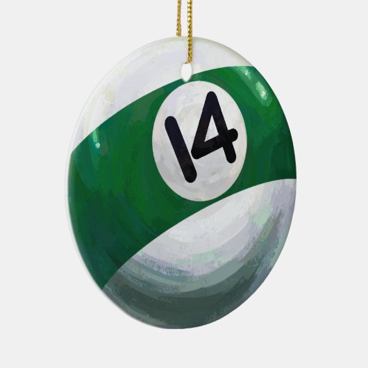 14 Ball Keramisch Ornament (Rechts)