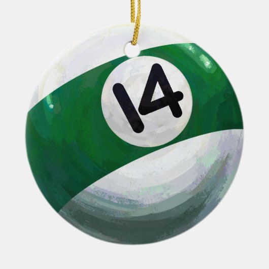 14 Ball Keramisch Ornament (Voorkant)