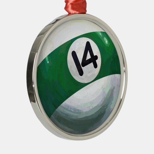 14 Ball Metalen Ornament (Rechts)