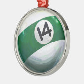 14 Ball Metalen Ornament (Links)