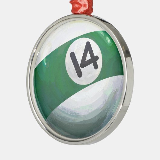 14 Ball Metalen Ornament (Links)