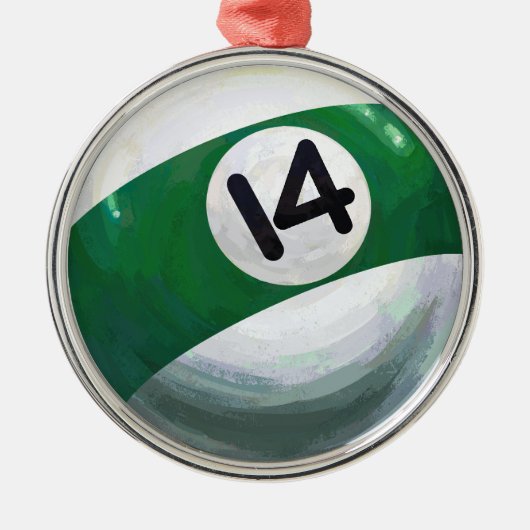 14 Ball Metalen Ornament (Voorkant)