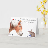 #14 Birthday: Een einde op de reis van het leven Kaart (Gele Bloem)