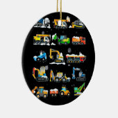 14 Bouwvoertuigen en -machines Keramisch Ornament (Rechts)