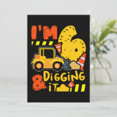 14.Bouwwagens voor een constructietrucks fa Save The Date (Staand voorkant)