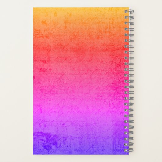 14 cm x 21,6 cm Notitieboek (Achterkant)