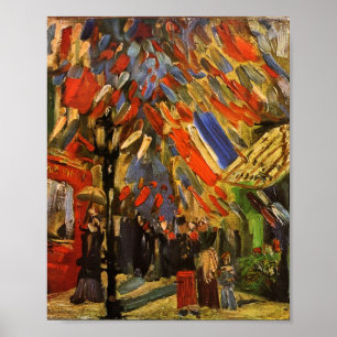 14 de Viering van juli in het Fine Art. van Parijs Poster