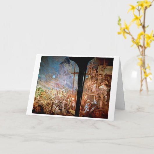 #14 Defensie van Sziget tegen de Turken, Mucha Kaart (Gele Bloem)