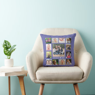 14 Familie Foto Collage Maak Je Eigen Periwinkle Kussen