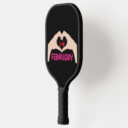 14 februari Valentijn Pickleball Paddle (Links)
