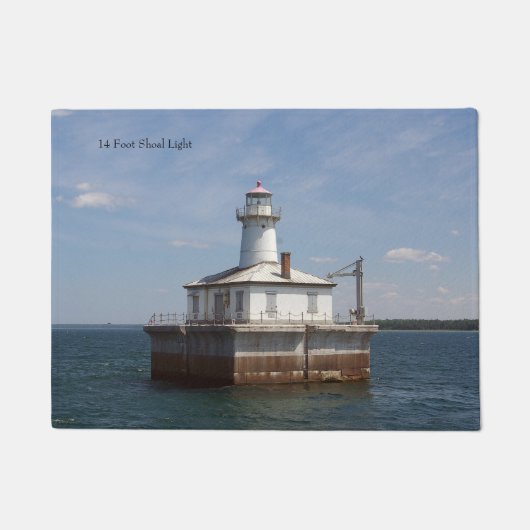 14 Foot Shoal Light Deurklep Deurmat (Voorkant)