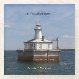 14 Foot Shoal Light glass onderzetter