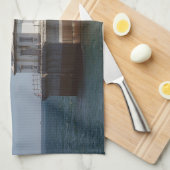 14 Foot Shoal Light-keukenhanddoek Theedoek (Quarter Fold)