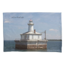 14 Foot Shoal Light-kussen hoesje