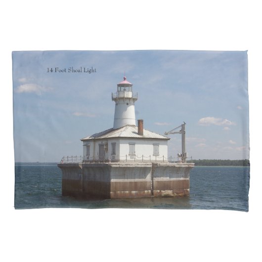 14 Foot Shoal Light-kussen hoesje Kussensloop (Voorkant)